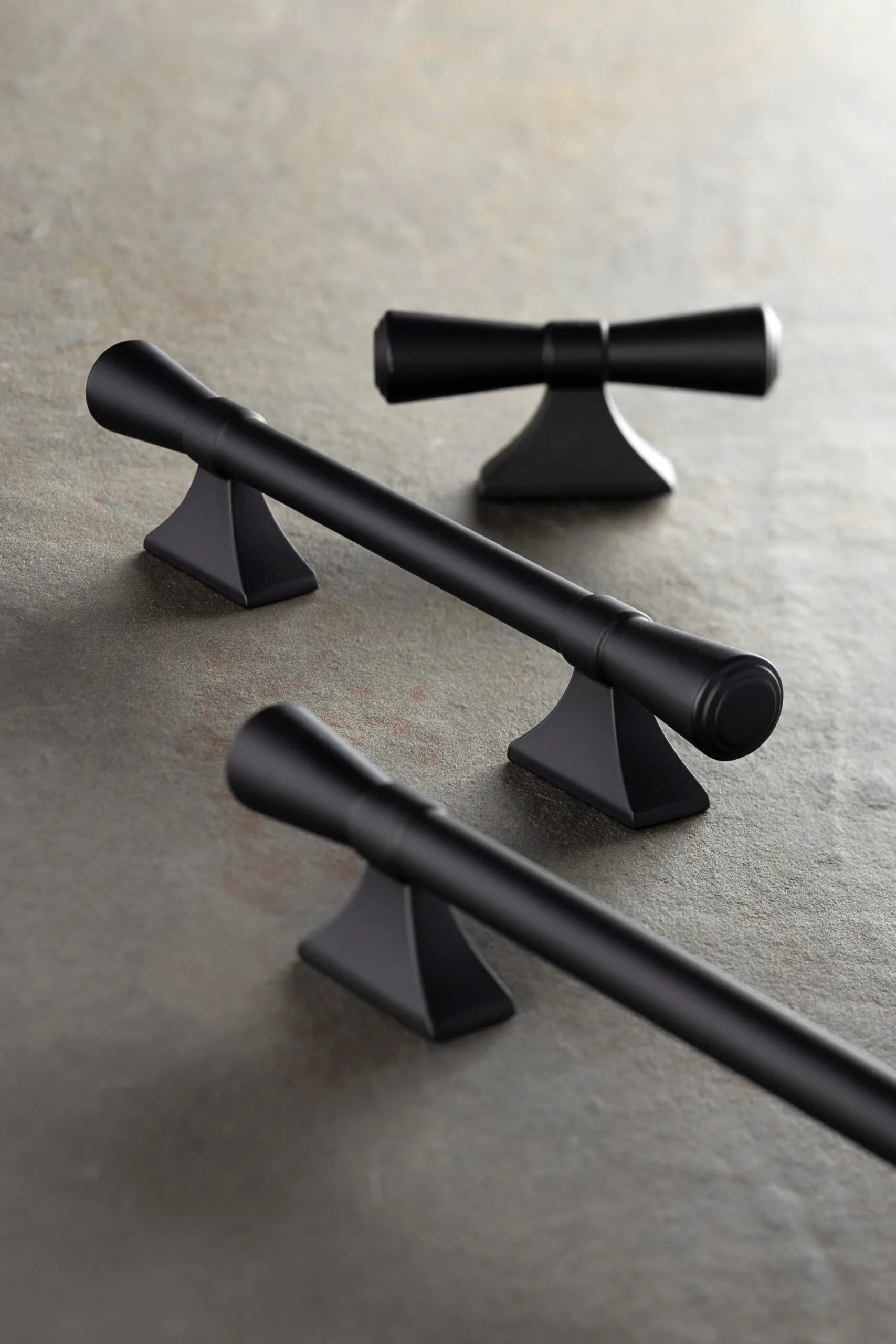 Pembrey kitchen cabinet bar handles in matt black