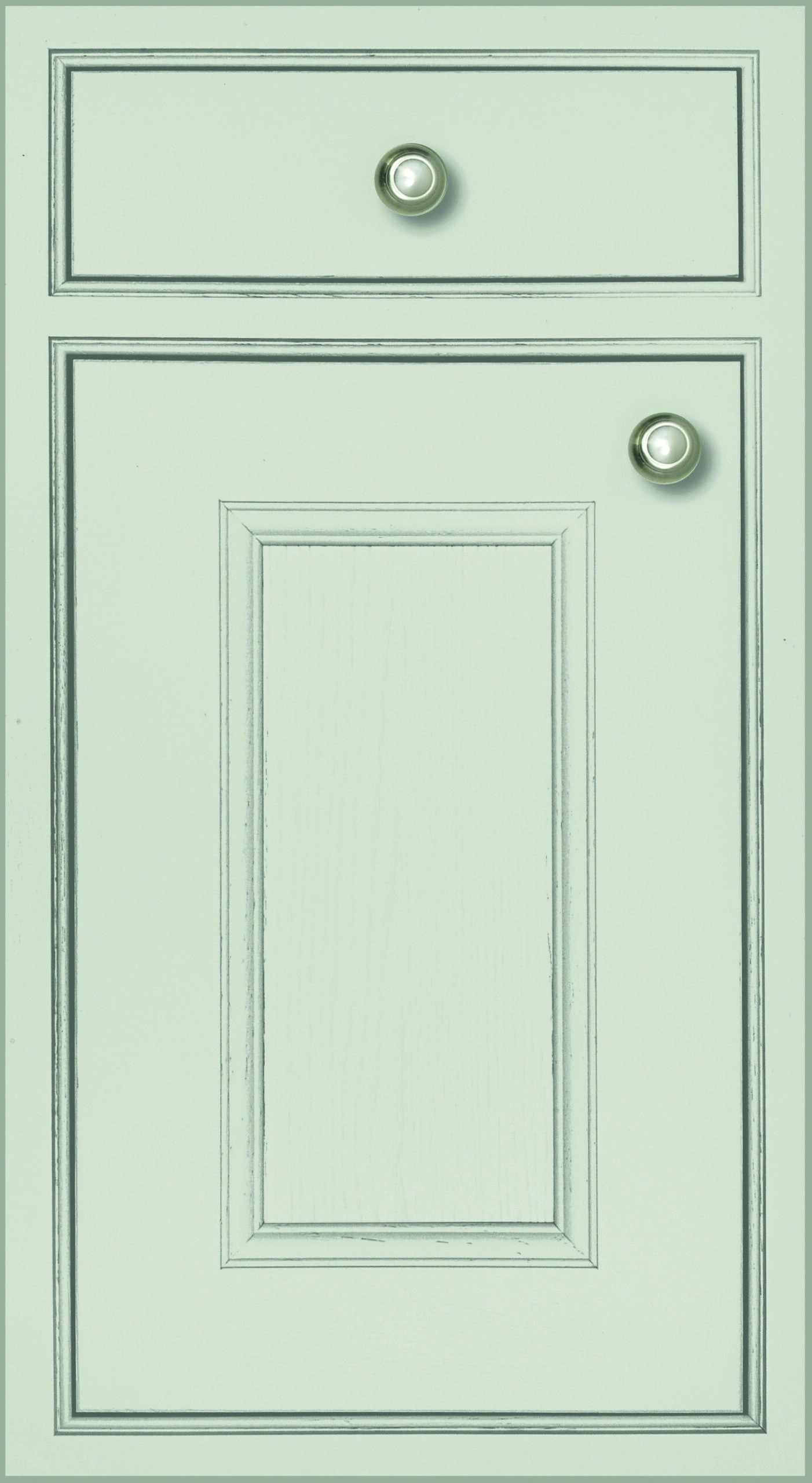 Winford shaker kitchen door in sage green